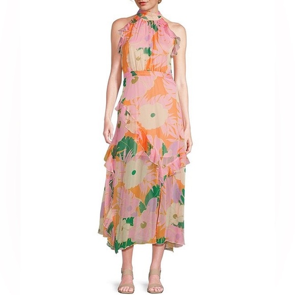 Alex Marie Dresses & Skirts - Alex Marie Fiona Halter Floral Gown